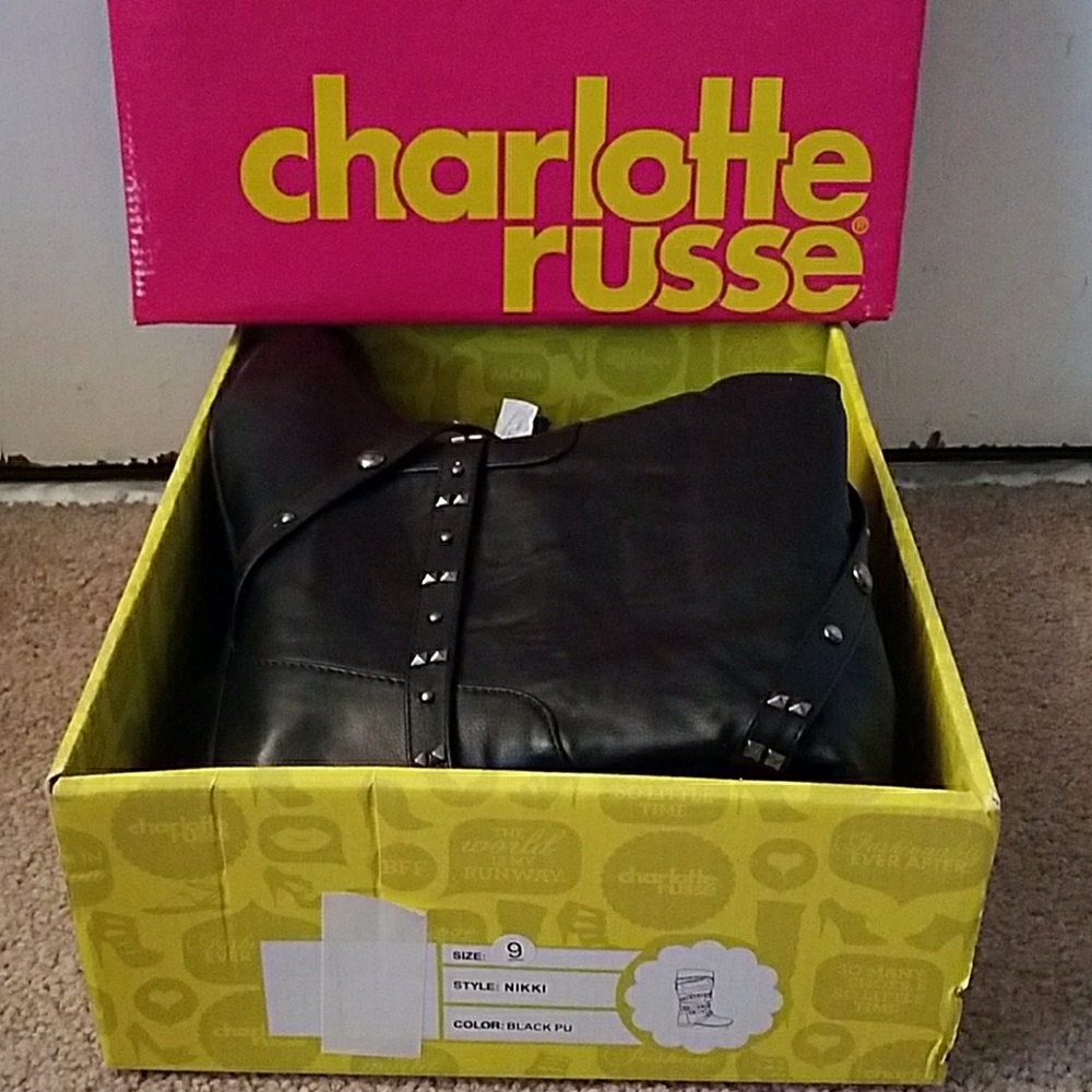 Black Knee High Boots